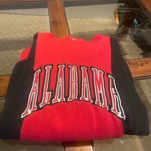 Alabama Red and Black Men's Crewneck